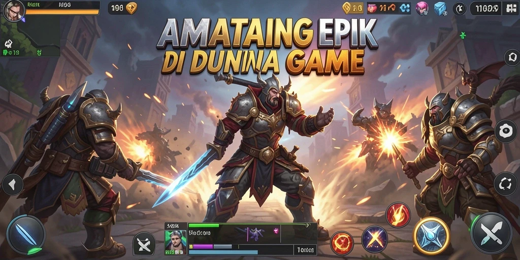 Gameplay intens dengan aksi pertarungan yang mendebarkan.