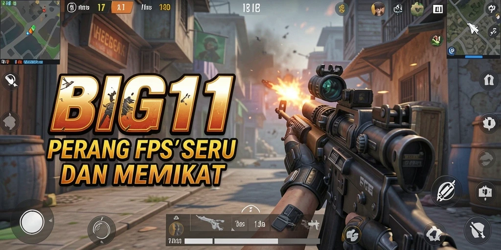 Gameplay intens dari BIG11 menampilkan aksi tembak-menembak yang mendebarkan.