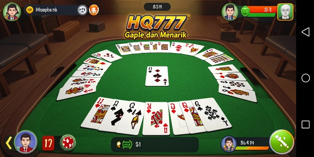 Gameplay seru Gaple dengan desain menarik di HQ777.