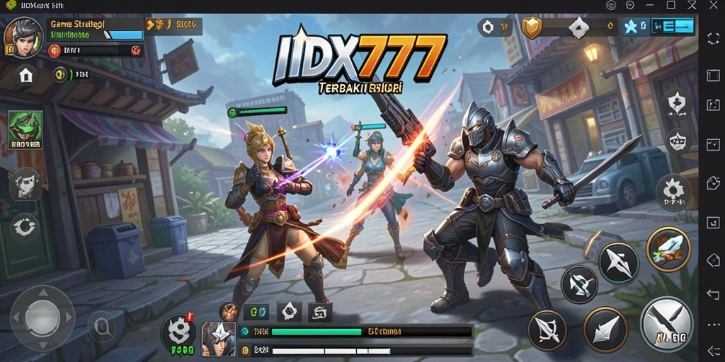 Tangkapan layar menampilkan pertempuran seru dalam gameplay SLG.