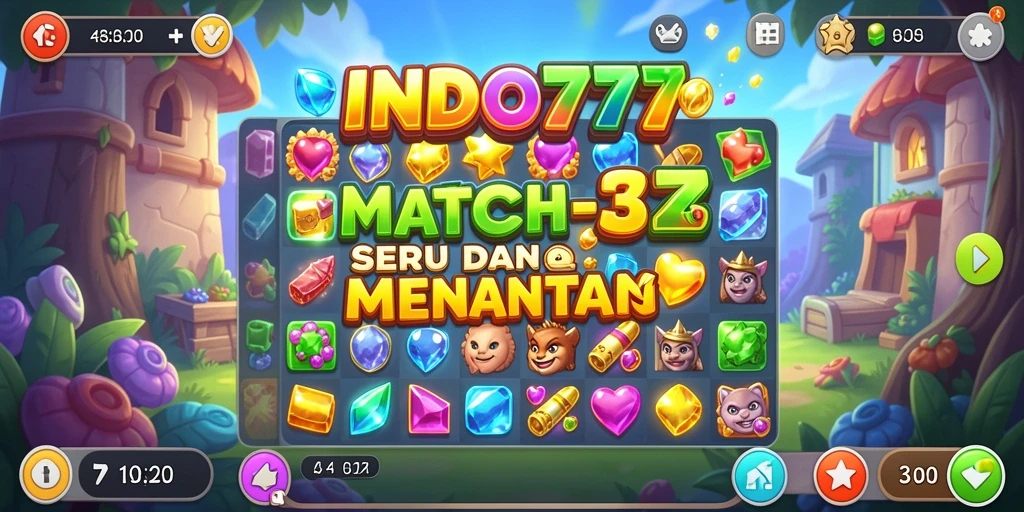 Tampilan gameplay INDO777 yang penuh warna dan menarik.