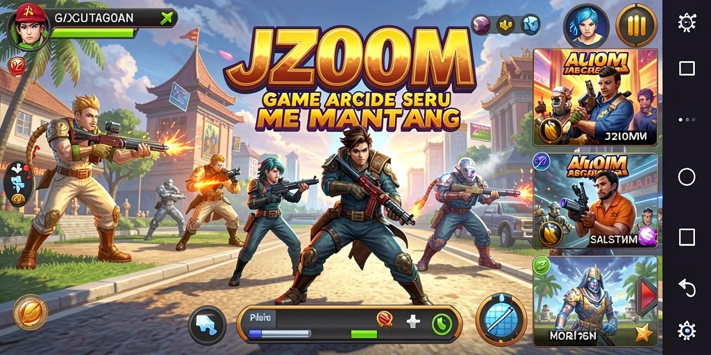 Tampilan gameplay seru dan menantang dari J200M.