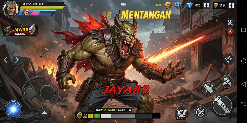 Screenshot JAYA89 menampilkan aksi mendebarkan dalam gameplay.