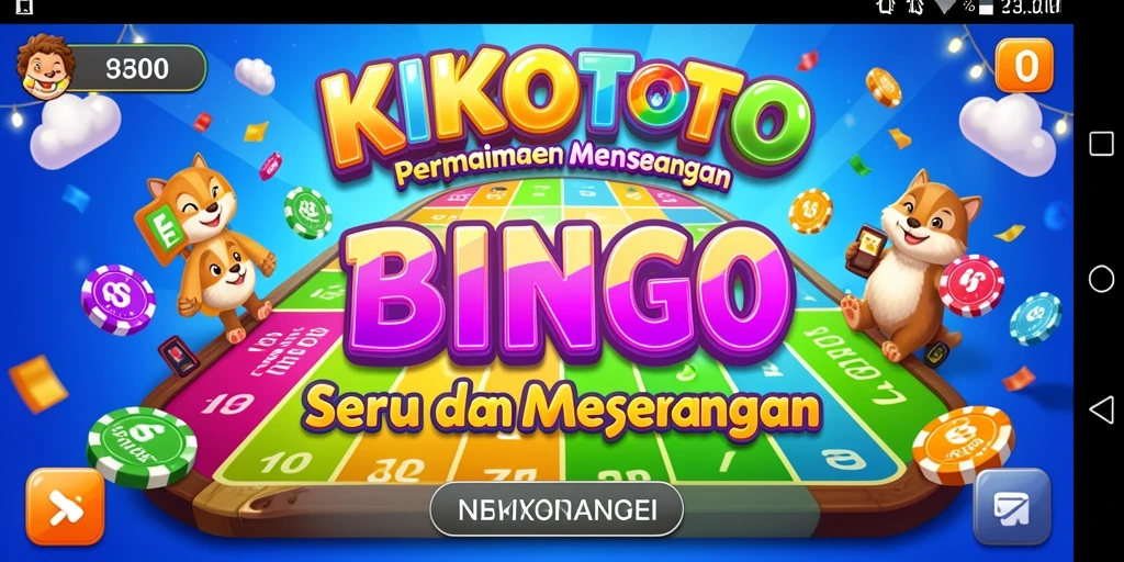 Screenshot KIKOTOTO menampilkan antarmuka permainan Bingo yang cerah dan menarik.