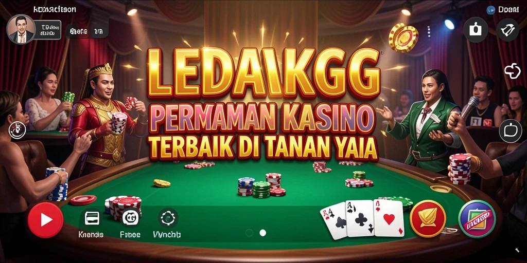 Tampilan gameplay menarik dalam LEDAKGG untuk pengalaman Kasino.