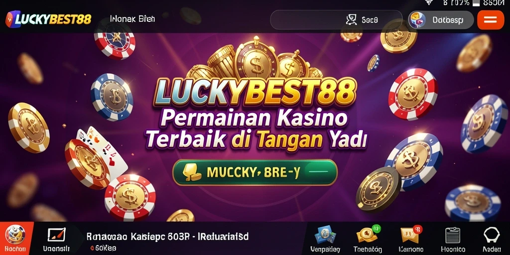Tampilan menarik dari gameplay Kasino LUCKYBEST88 yang memikat.
