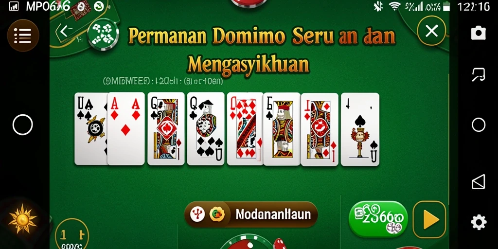 Tampilan menarik dari gameplay permainan Domino di MPO666.