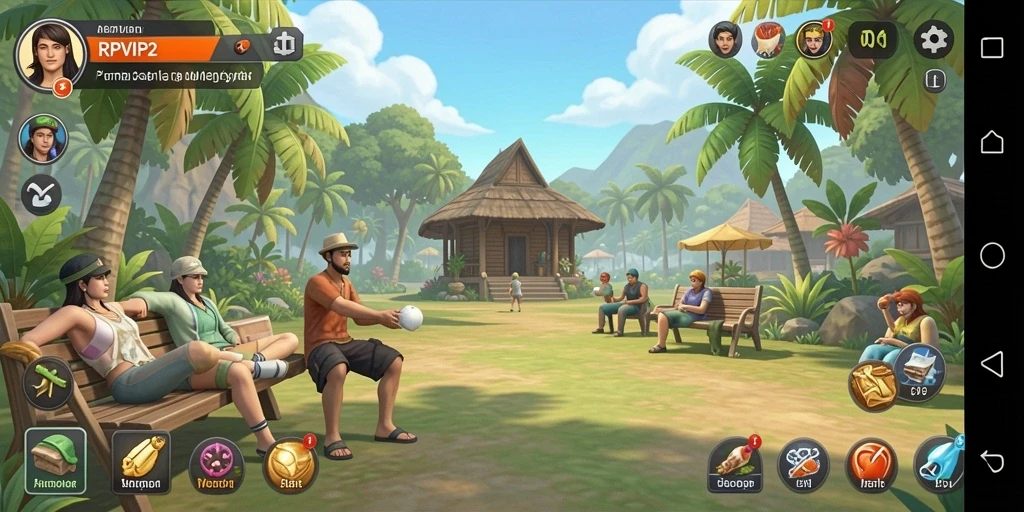 Screenshot RPVIP2 menampilkan serunya gameplay Casual yang menyenangkan.