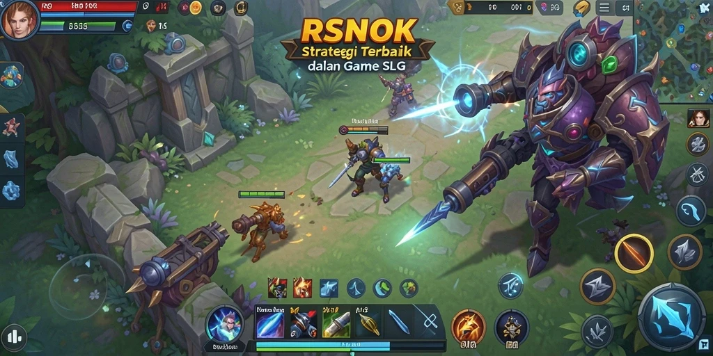 Tampilan gameplay RSNOK dengan strategi mendalam dan aksi seru.