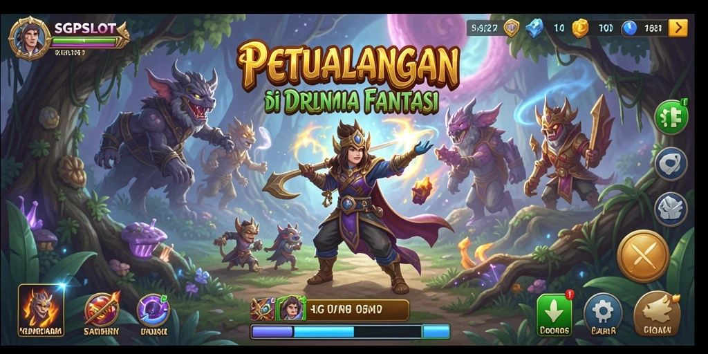 Screenshot gameplay RPG yang menampilkan aksi pertarungan menarik.