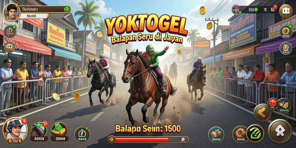 Gameplay seru dari YOKTOGEL dengan mobil balap dan lintasan yang menantang.